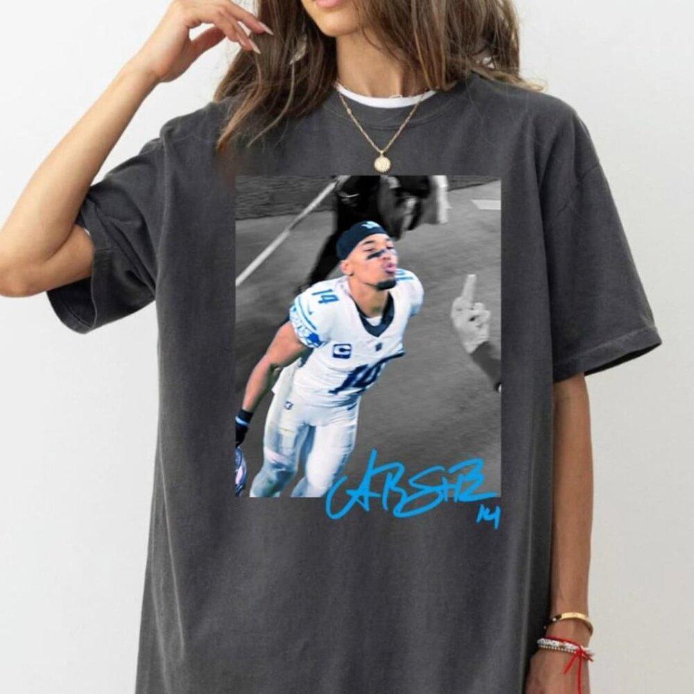 Amonra St Brown Funny Meme With Green Bay Fan Shirt, Detroit Football Shirt